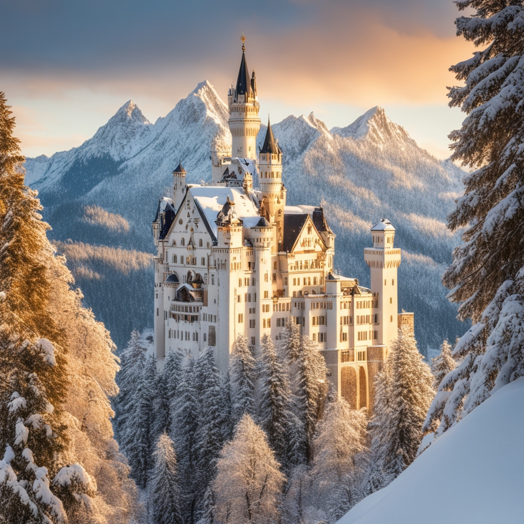 Schloss Neuschwanstein (KI-generiert)